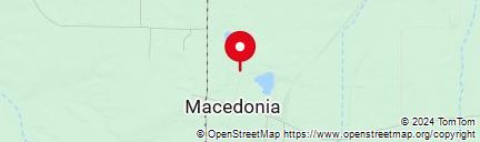 Map of Macedonia,IL